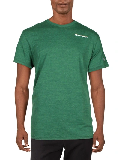 Shop Champion Mens Slim Fit Activewear Shirts & Tops In Green