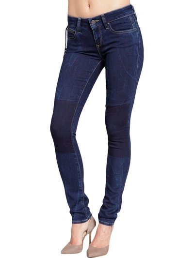 Shop Mavi Serena Womens Super Skinny Low Rise Jeans In Blue