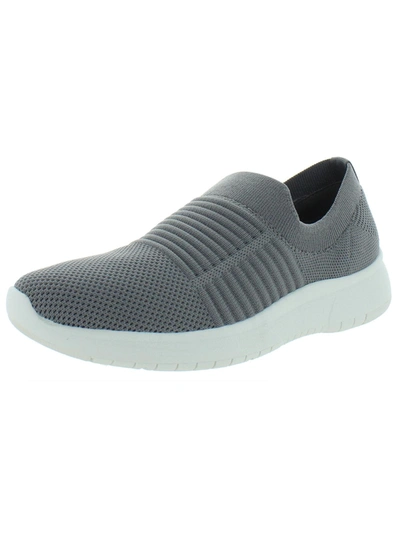 Shop Blondo Karen Womens Padded Insole Knit Running Shoes In Grey