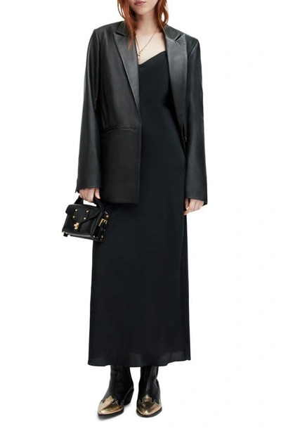 Allsaints Bryony Sleeveless Dress In Black