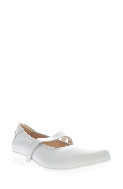 Propét Yara Mary Jane Flat In Light Grey