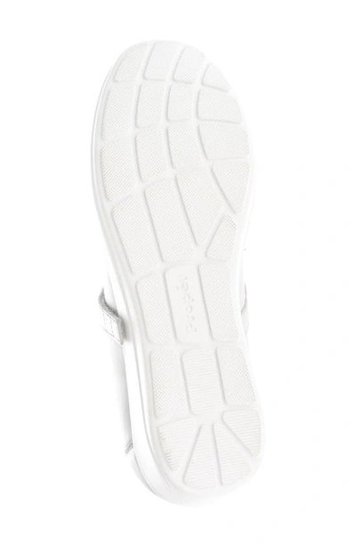 Propét Yara Mary Jane Flat In Light Grey