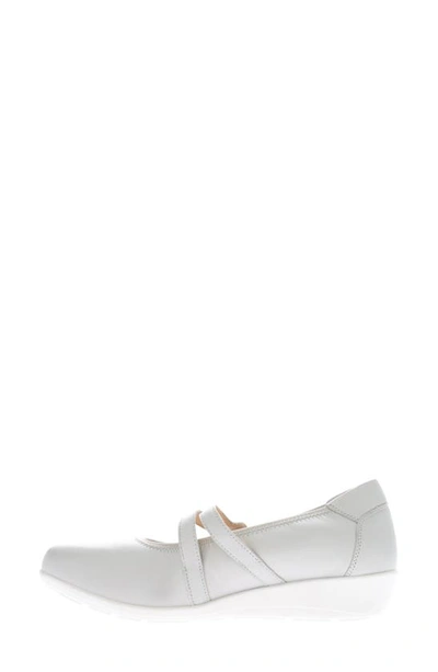 Propét Yara Mary Jane Flat In Light Grey