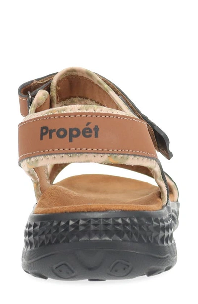 Shop Propét Travelactiv Aspire Sandal In Tan/ Summer Sand