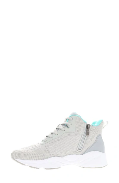 Propét Stability X Womens Knit Fitness Walking Shoes In Grey/ Mint
