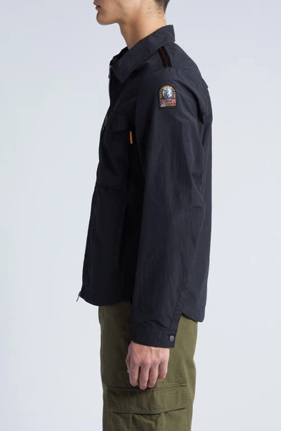 Shop Parajumpers Rayner Water Repellent Utility Jacket In Black