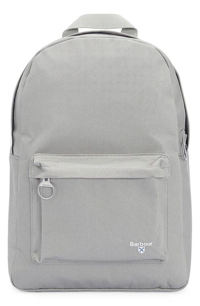 Shop Barbour Cascade Cotton Canvas Backpack In Forest Fog