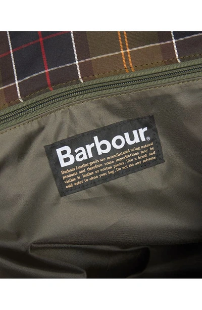 Shop Barbour Islington Holdall Bag In Olive