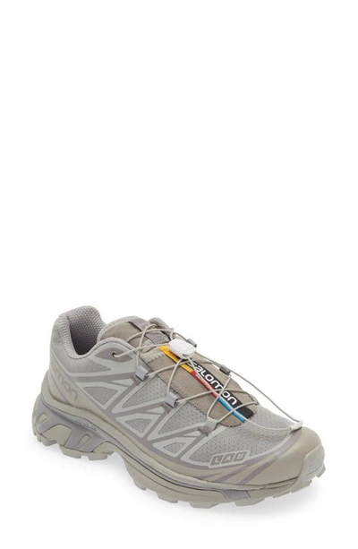 Shop Salomon Gender Inclusive Xt-6 Sneaker In Ghost Gray/ghost Gray/gray