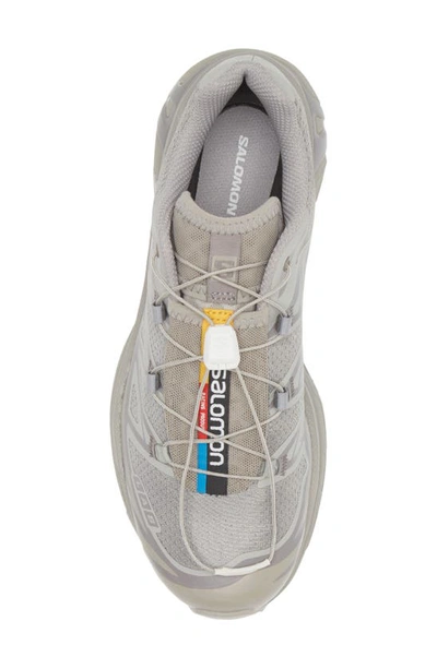 Shop Salomon Gender Inclusive Xt-6 Sneaker In Ghost Gray/ghost Gray/gray