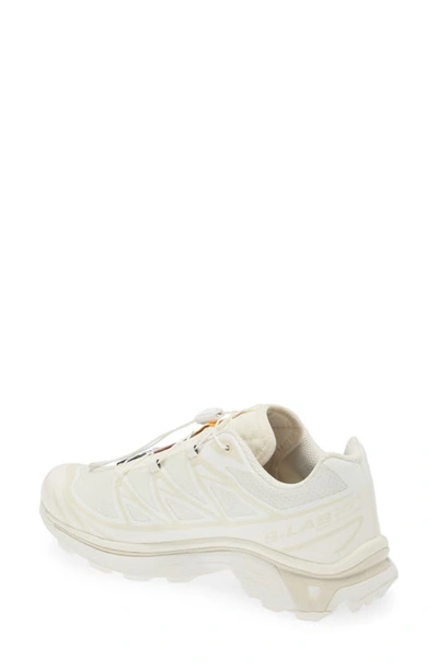 Shop Salomon Gender Inclusive Xt-6 Sneaker In Vanilla Ice/vanilla Ice/almond