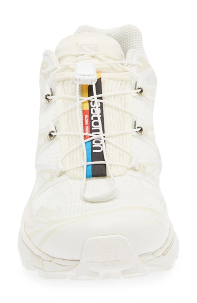 Shop Salomon Gender Inclusive Xt-6 Sneaker In Vanilla Ice/vanilla Ice/almond