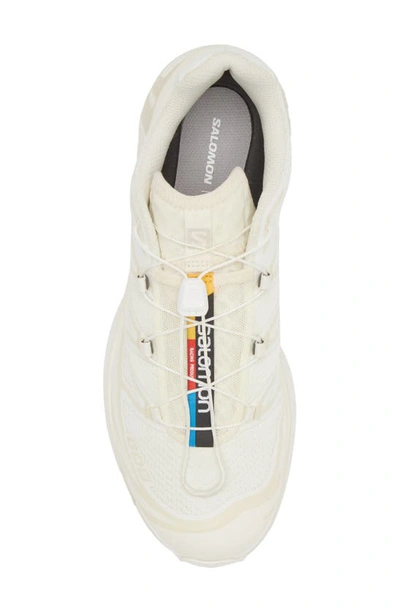 Shop Salomon Gender Inclusive Xt-6 Sneaker In Vanilla Ice/vanilla Ice/almond
