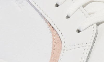 Shop Keds Pursuit Low Top Sneaker In White/ Light Pink Leather