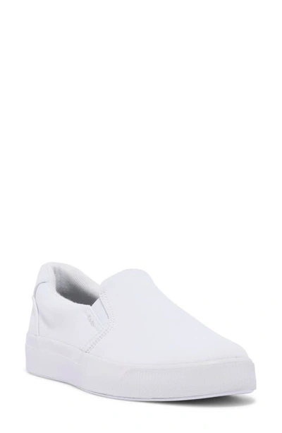 Shop Keds Pursuit Slip-on Sneaker In White Canvas