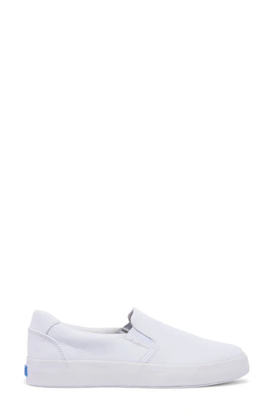 Shop Keds Pursuit Slip-on Sneaker In White Canvas