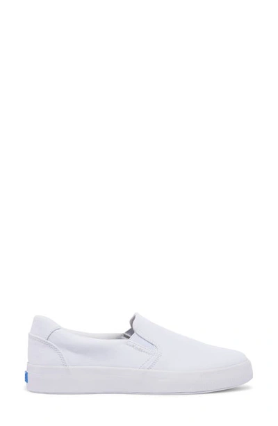 Keds ® Pursuit Slip-on Sneaker In White Canvas