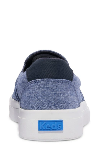 Keds Pursuit Slip-on Sneaker In Navy Textil