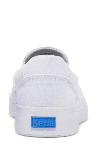 Shop Keds Pursuit Slip-on Sneaker In White Canvas