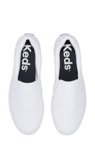 Keds ® Pursuit Slip-on Sneaker In White Canvas