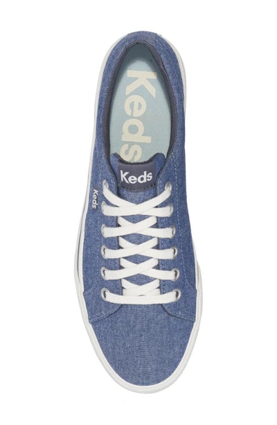 Keds Jump Kick Duo Platform Sneaker In Navy Textile