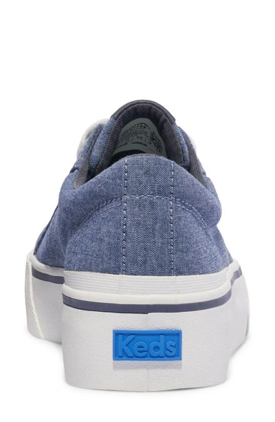 Keds Jump Kick Duo Platform Sneaker In Navy Textile