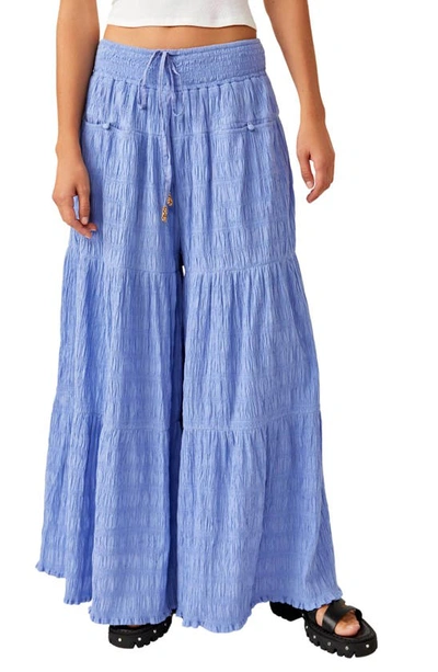 Shop Free People Free-est In Paradise Wide Leg Pants In Misty Dawn