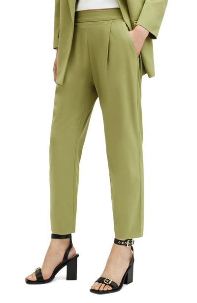 Shop Allsaints Aleida Tri Trousers In Olive Green