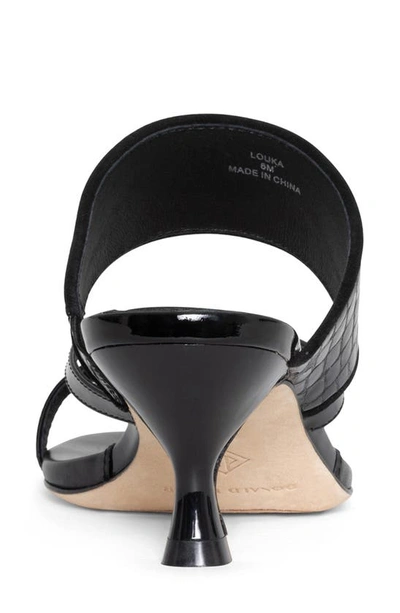 Donald Pliner Louka Kitten Heel Sandal In Black