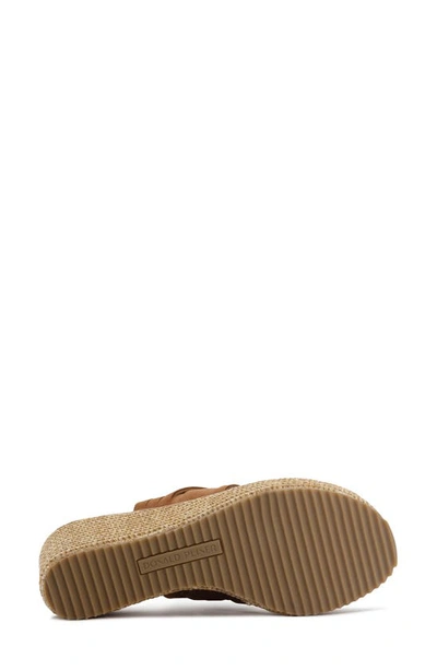 Shop Donald Pliner Platform Wedge Sandal In Toast