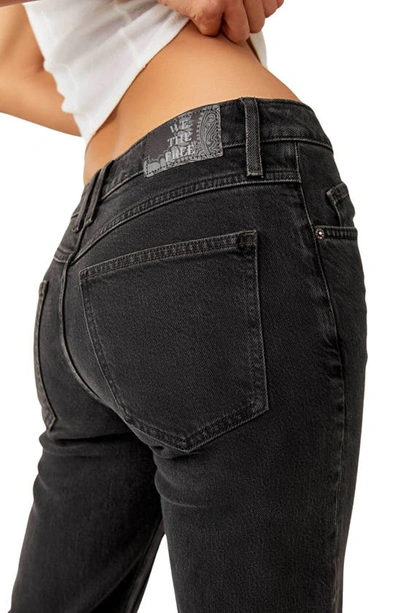 Shop Free People Risk Taker Raw Hen Straight Leg Jeans In Main Squeeze