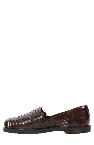 Shop Deer Stags Antonio Huarache Sandal In Dark Brown