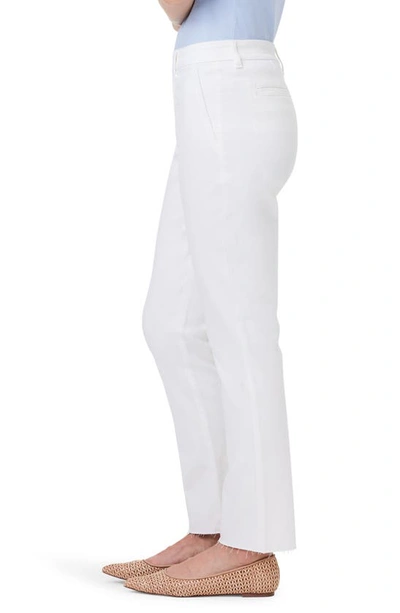 Shop Nic + Zoe Straight Leg Ankle Pants In Paper White