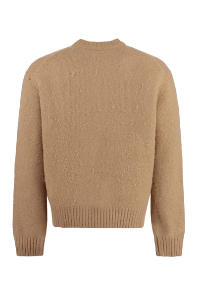 Shop Axel Arigato Wool And Cashmere Blend Sweater In Camel