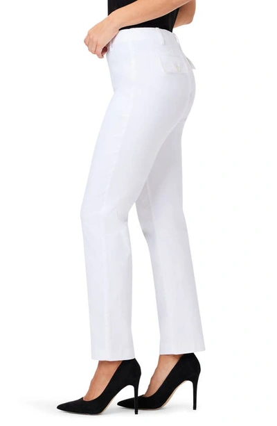 Shop Nic + Zoe Wonderstretch Straight Leg Pants In Paper White