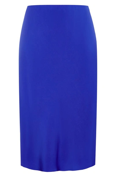 Shop City Chic Envious Pencil Skirt In Ultra Blue