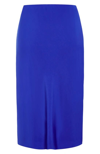 Shop City Chic Envious Pencil Skirt In Ultra Blue