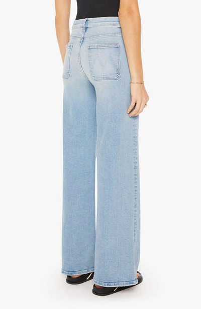 Shop Mother Undercover Sneak Patch Pocket Wide Leg Jeans In California Cruiser