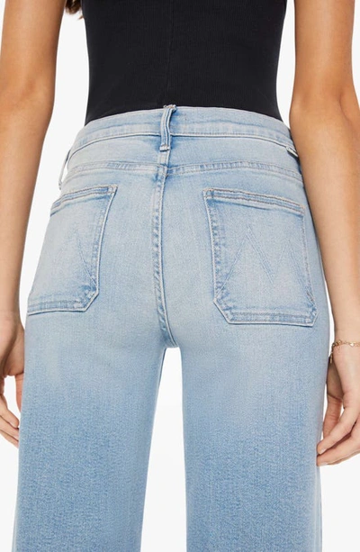 Mother The Maven Sneak High Waist Wide Leg Jeans In California Cruiser