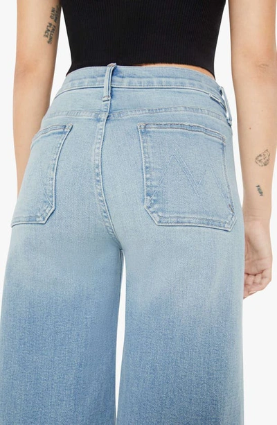Shop Mother Undercover Sneak Lil Patch Pocket Wide Leg Jeans In California Cruiser