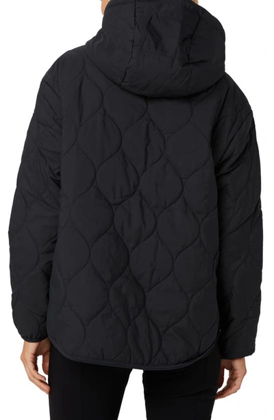 Shop Alp N Rock Hadley Water Repellent Hooded Quilted Jacket In Black