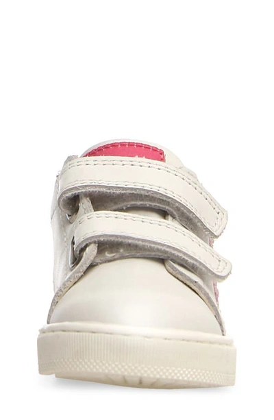 Shop Naturino Kids' Falcotto Sneaker In Off White/ Pink/ Lilac