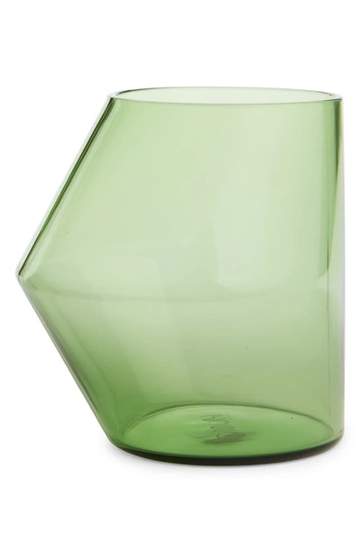 Shop Homa Studios Double Stack Glass Cup In Green
