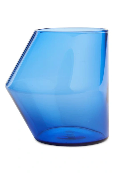 Shop Homa Studios Double Stack Glass Cup In Blue