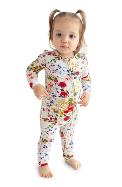 Posh Peanut Barbara Floral Convertible Footie In Barbara