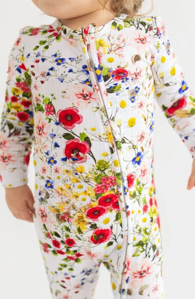 Posh Peanut Barbara Floral Convertible Footie In Barbara