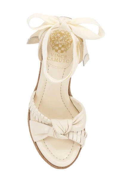 Shop Vince Camuto Floriana Espadrille Wedge Sandal In Creamy White