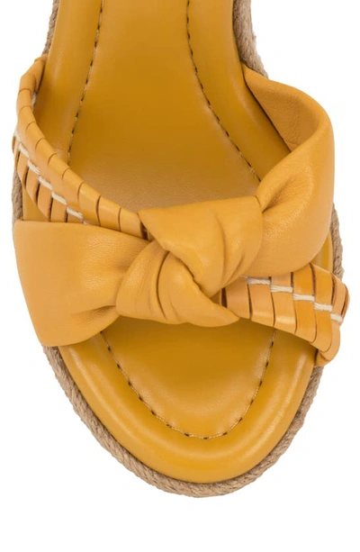 Shop Vince Camuto Floriana Espadrille Wedge Sandal In Golden Sun/ Cream