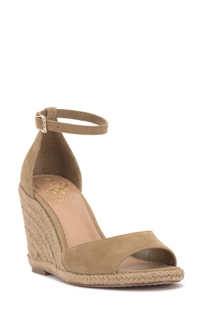 Vince Camuto Felyn Two-piece Espadrille Wedge Sandals In Brown