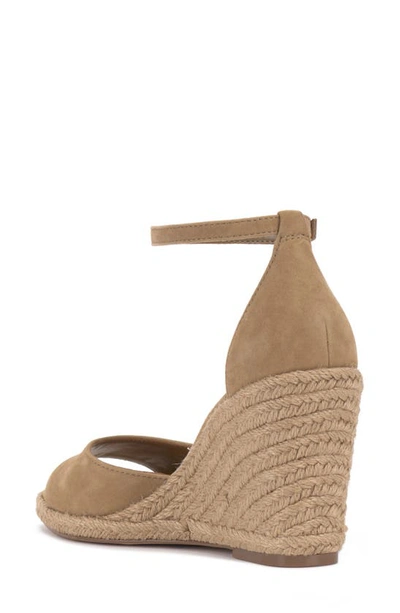 Vince Camuto Felyn Two-piece Espadrille Wedge Sandals In Brown